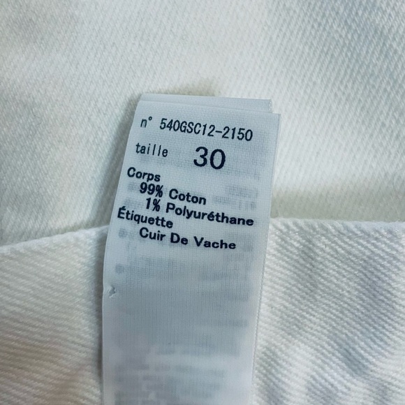 Moussy Vintage MV Buffalo Skinny White Mid Rise Fray Step Cut Hem Jean Size 30 - Picture 15 of 16